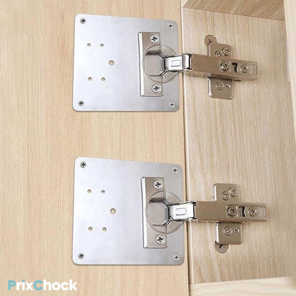 Kit de Fixation Complet Charnières Ultra-Résistantes pour Portes d’Armoire