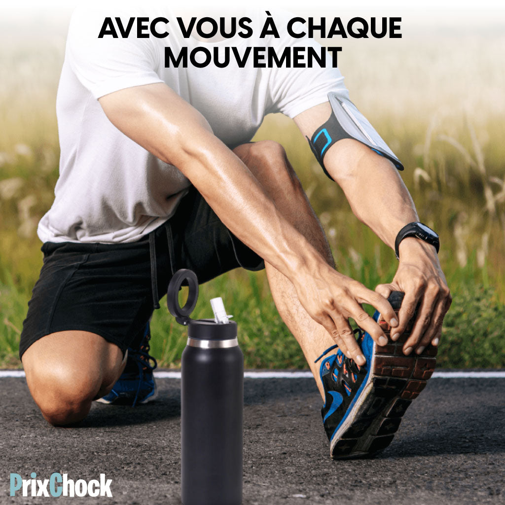 Bouteille Isotherme avec Support Téléphone