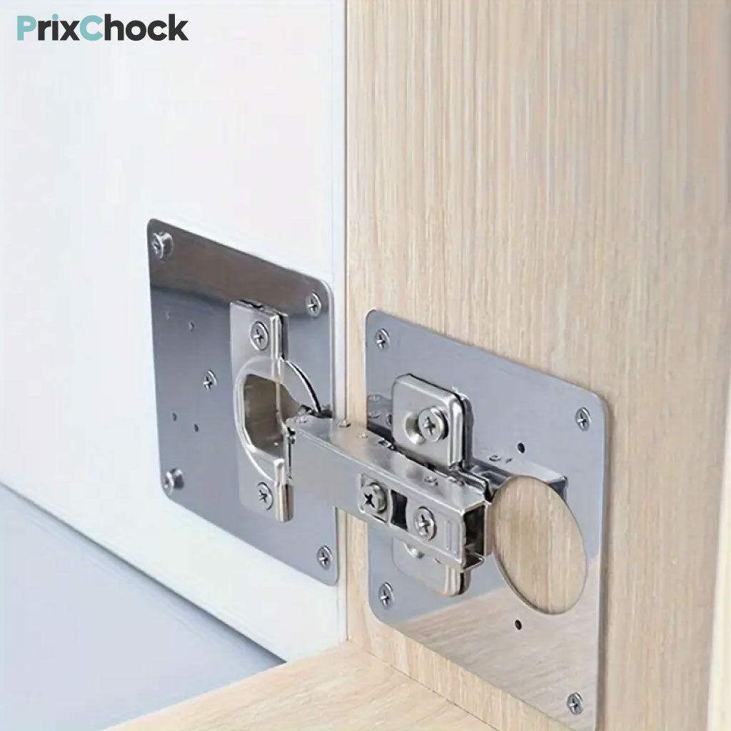 Kit de Fixation Complet Charnières Ultra-Résistantes pour Portes d’Armoire