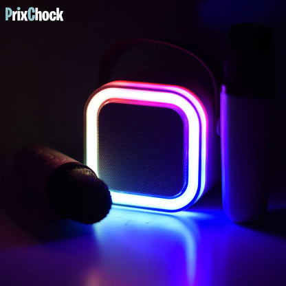 Karaoké Portable Sans Fil avec 2 Micros – L’Ambiance à Emporter Partout !