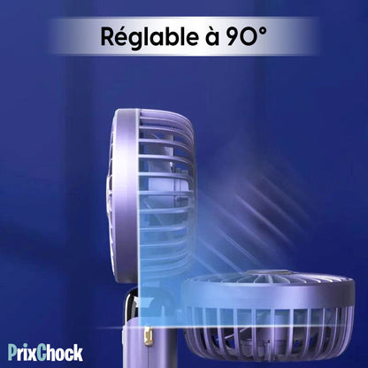 Mini Ventilateur LED Portable Pliable , Fraîcheur, Fonctionnalité et Mobilité
