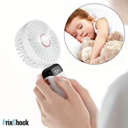 Mini Ventilateur LED Portable Pliable , Fraîcheur, Fonctionnalité et Mobilité