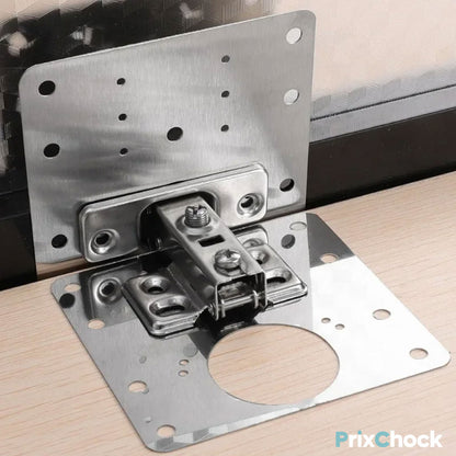 Kit de Fixation Complet Charnières Ultra-Résistantes pour Portes d’Armoire