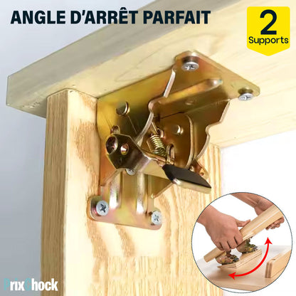 Charnière Pliable 90° Autobloquante,Solide et Pratique pour Vos Meubles !