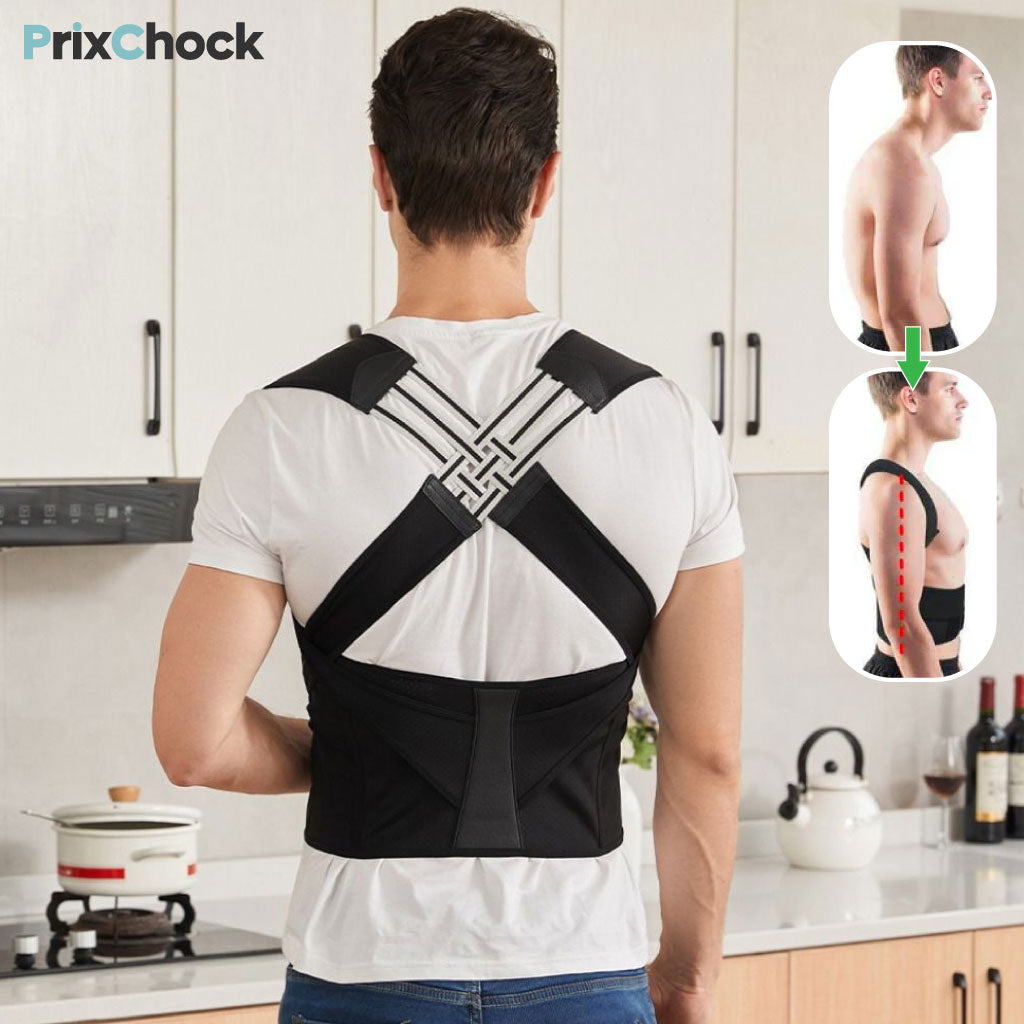 Correcteur De Posture Pour Attelle Dorsale Réglable Hommes Et Femmes