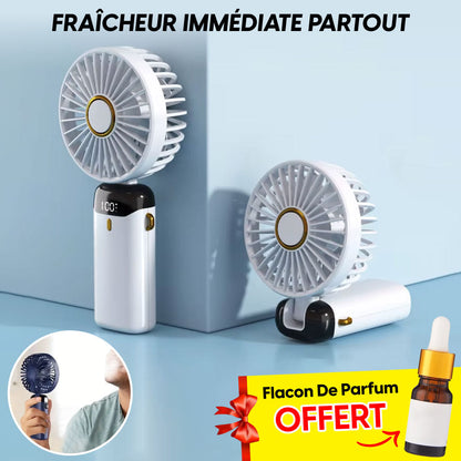Mini Ventilateur LED Portable Pliable , Fraîcheur, Fonctionnalité et Mobilité
