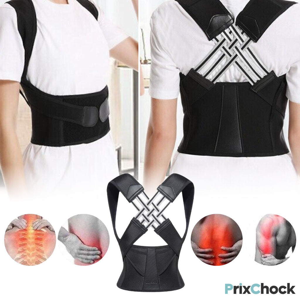 Correcteur De Posture Pour Attelle Dorsale Réglable Hommes Et Femmes