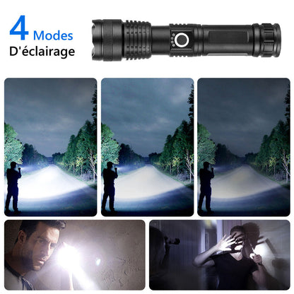Lampe de poche super lumineuse pour tous amateurs d'aventure.