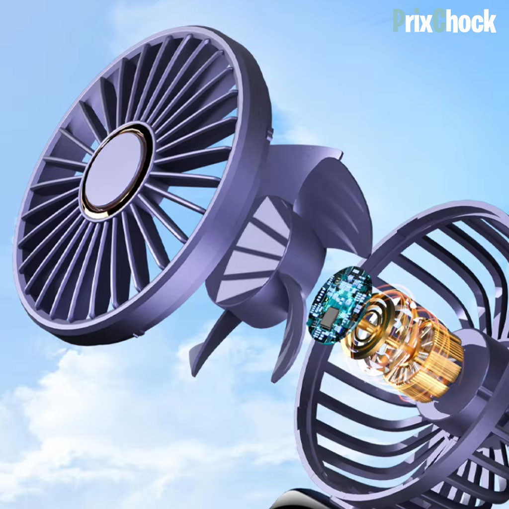 Mini Ventilateur LED Portable Pliable , Fraîcheur, Fonctionnalité et Mobilité